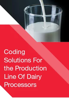 Hitachi Marking and Coding Solutions Brochure for Dairy Industry in English