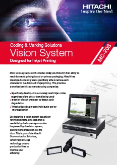 Vision Systems (MC20) Brochure in English