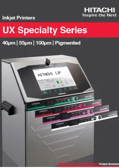 UX High-Speed CIJ Printer - English