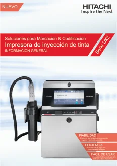 UX2 Dynamic CIJ Printer Full Brochure - Spanish