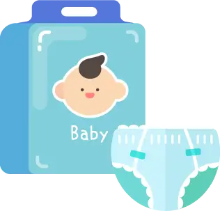 Diapers Printing on Diapers
