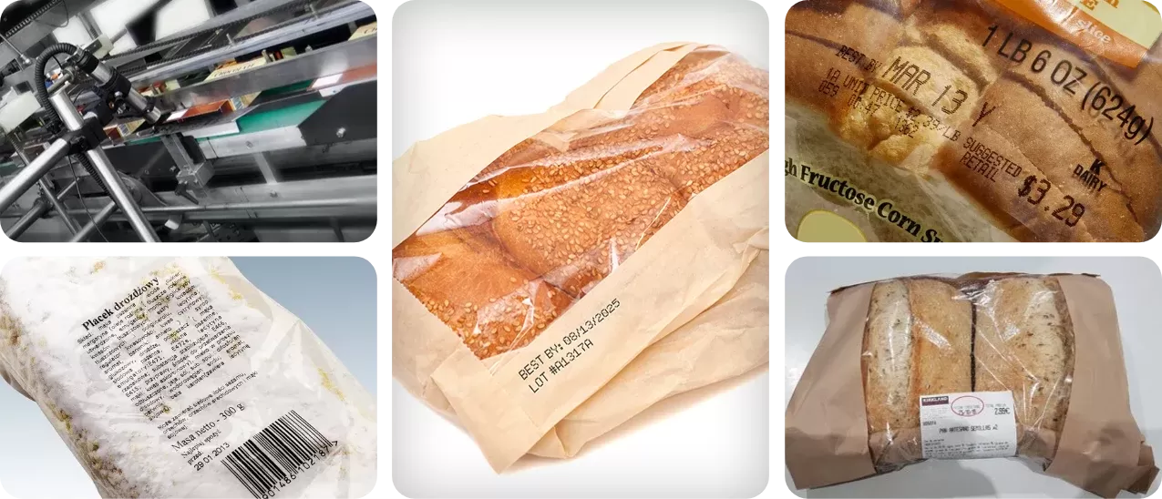 Marking and Coding Solutions for Bakery Industry Marking and Coding Solutions for Bakery Industry